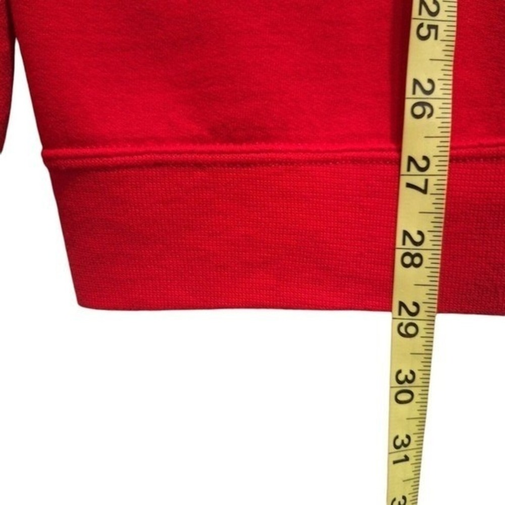 Athletic Works Sweater Mens  Large 42-44 Red‎ Cotton Sweatshirt Pullover Comfort - Picture 7 of 12
